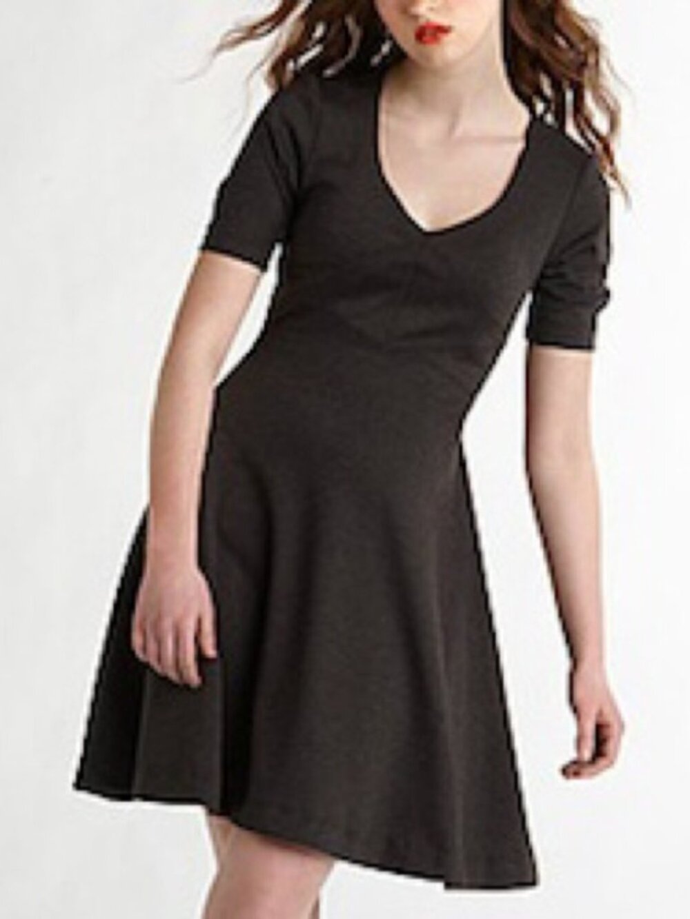 Designer Zac Posen Z Spoke Black A-Line Dress Size 10, skater